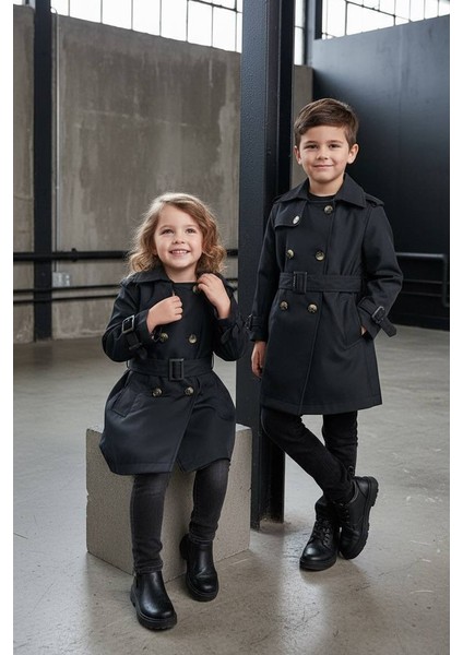 Trençkot Kız Çocuk