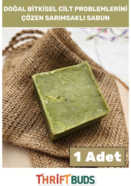 %100 Doğal Güzel Kokulu El Yüz Saç Vücut Cilt Orijinal Bitkisel Siirt Bıttım Sabunu 120G - 1 Adet