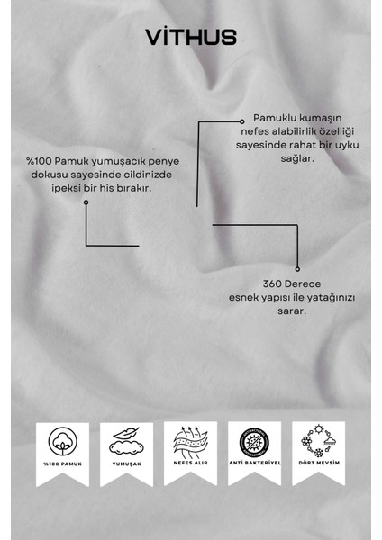 %100 Pamuk Penye Lastikli Çarşaf Tek Kişilik, Çift Kişilik ve Battal Boy modelleri