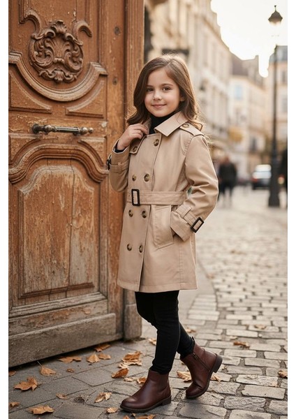 Trençkot Kız Çocuk modelleri