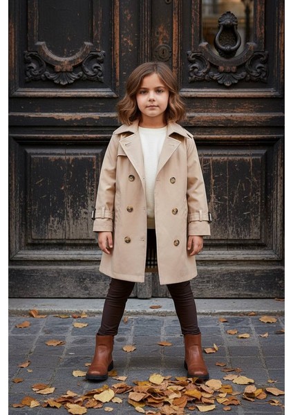 Trençkot Kız Çocuk