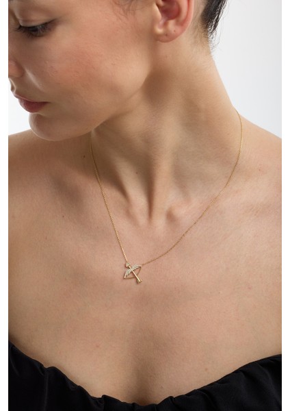 14 Ayar Altın Erosun Oku Kolye fiyatları