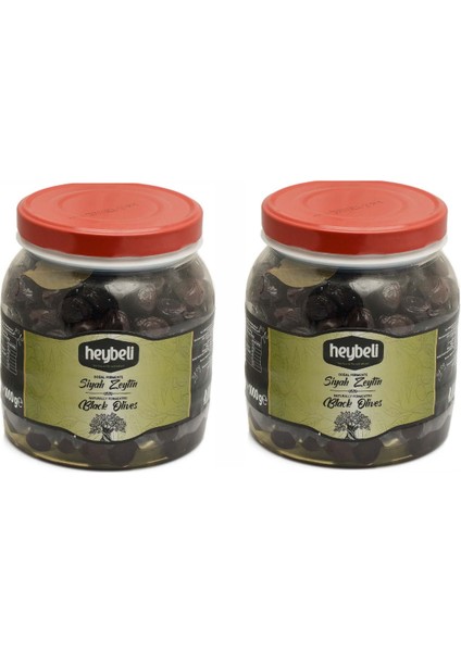 han Siyah Zeytin 1kg X2ADET Pet Kavanoz