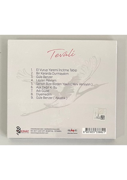 Bülent Ünal Tevali CD (Jelatinli Sıfır Orijinal Dönem Baskı Cd) fiyatları
