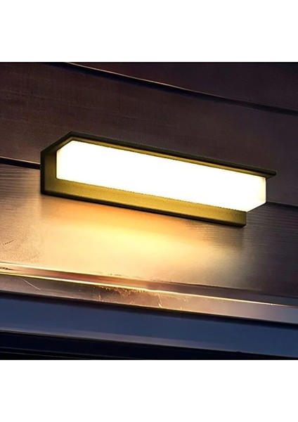 Elektrikle Çalışır, 24 Watt 3000 Kelvin Iç ve Dış Mekan, Kapı Girişi, Çok Şık Bahçe Duvar LED Aplik fırsatları