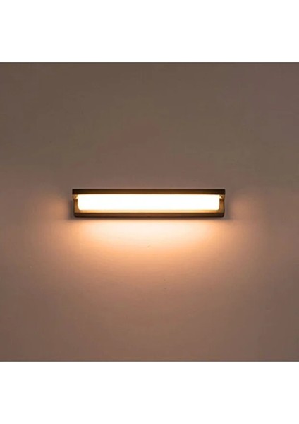 Elektrikle Çalışır, 24 Watt 3000 Kelvin Iç ve Dış Mekan, Kapı Girişi, Çok Şık Bahçe Duvar LED Aplik