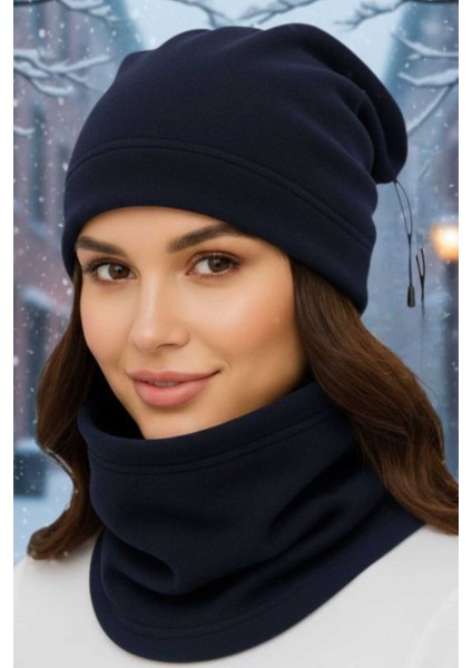 Kadın Polar Bere ve Boyunluk Takımı modelleri