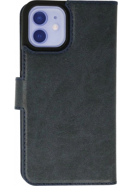 iPhone 12 Kılıf Trend S Plus Kapaklı Kılıf - Lacivert