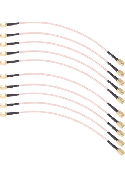 10PCS RG316 Sma Erkek Fişine Sma Erkek Fiş Konnektörü Rf Pigtail Coax Jumper Cable 8inch (Yurt Dışından)