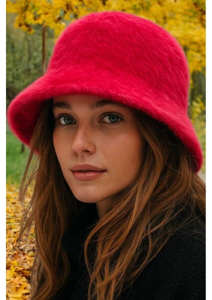 Kadın Soft Peluş Ayarlanabilir Ipli Bucket Kova Şapka indirimleri
