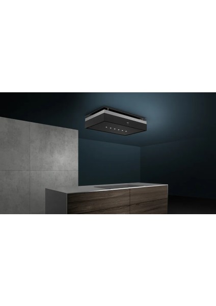 IQ700 Tavan Tipi Davlumbaz 105 cm Siyah LR18HLT65