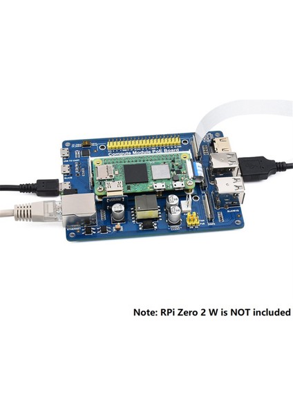 Raspberry Pi Zero 2 W Için Rpı Sıfır 2W Için 3 Adaptörünü Cm3 Adaptörü Cm3+ Adaptör Genişletme Kartını Hesaplamak Için (Yurt Dışından) fırsatları