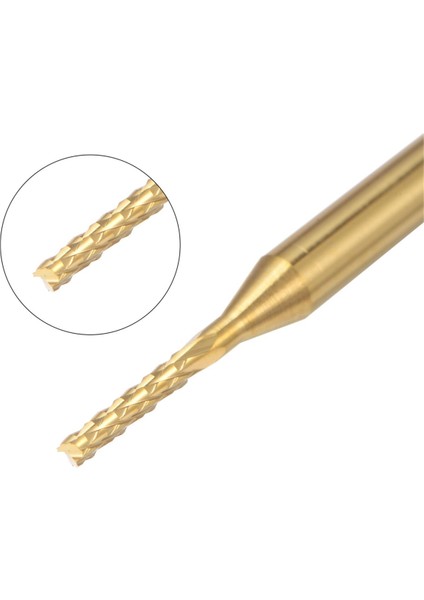 10 Adet Titanyum Ceket Karbür Uç Fabrikası Gravür Freze Kesici Cnc Yönlendirici Bitleri Pcb Makinesi Için 1/8 Inç Sap 1 3mm (Yurt Dışından) indirimleri