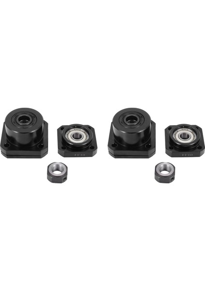 2 Pcs FK10 Sabit Yan +2 Pcs FF10 SFU1204 Için Yüzen Taraf Balsw Cnc Parçalar Top Vidası 1204 FK/FF10 Uç Desteği (Yurt Dışından)