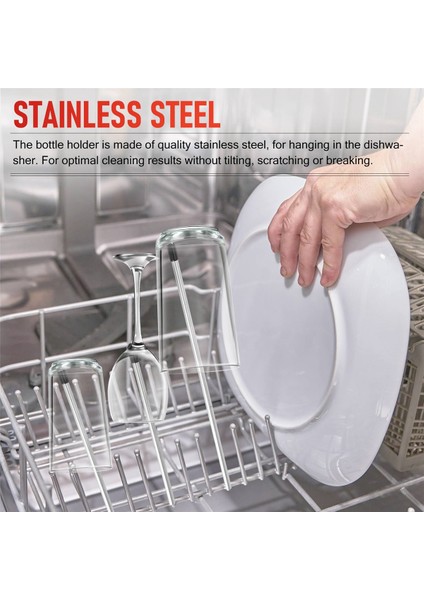 Sodastream Şişeleriyle Uyumlu Bulaşık Makinesi Eklentisi, Tüm Standart Bulaşık Makinelerine Uygun Evrensel Şişe Tutucu (Yurt Dışından) fırsatları