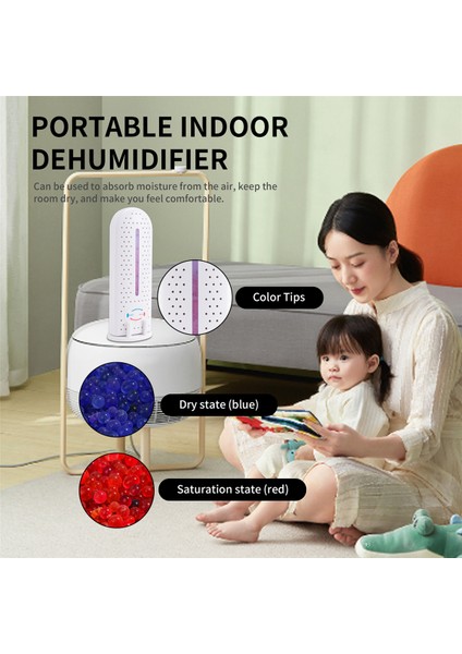 Mini Hava Kurutma Makinesi Banyo Yatak Odası Nem Alma Geri Dönüştürülebilir Nem Emici Gardırop Taşınabilir Iç Mekan Nem Alma Cihazı (Yurt Dışından) indirimleri