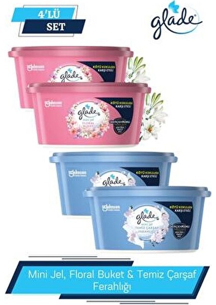 Oda Kokusu Mini Jel Floral Buket ve Temiz Çarşaf Ferahlığı 70 g x2 Kötü Kokulara Karşı Etkili fiyatları