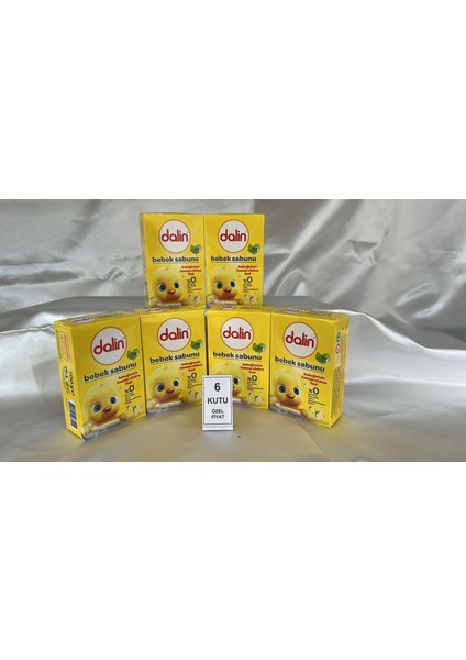 x 6 Adet Klasik Bebek Sabunu 100 gr