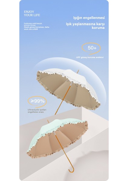 Bayan Güneş Şemsiye Uzun Saplı Şemsiye (Yurt Dışından) modelleri