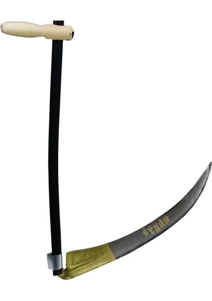 Komple Tırpan - Metal Saplı 6 Parça Set - Ahşap Elcik 85 cm