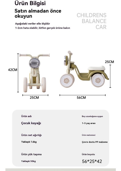 Çocuk Denge Bisikleti Bebek Scooter (Yurt Dışından) indirimleri