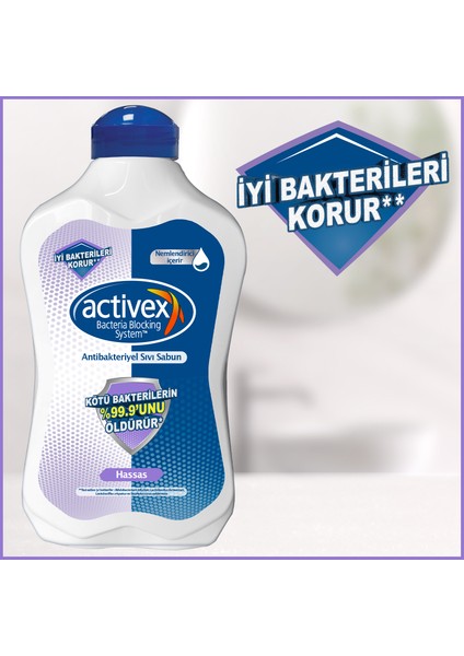 Antibakteriyel Kokusuz Sıvı Sabun 2×1,5 L + 500 ml – Hassas Ciltlere Özel Hijyenik ve Nazik Formül modelleri