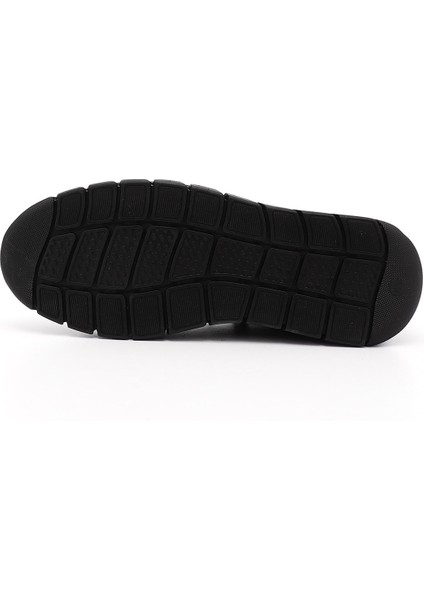 Erkek Siyah Bağcıklı Kauçuk Taban Hakiki Deri Sneaker fırsatları