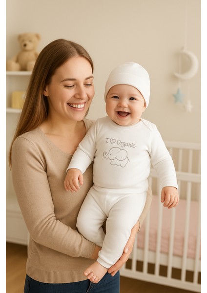 Filli Desen 3'lü Set 1 Adet Set Yenidoğan Erkek 0-3 Ay Hastane Çıkşı Yzr