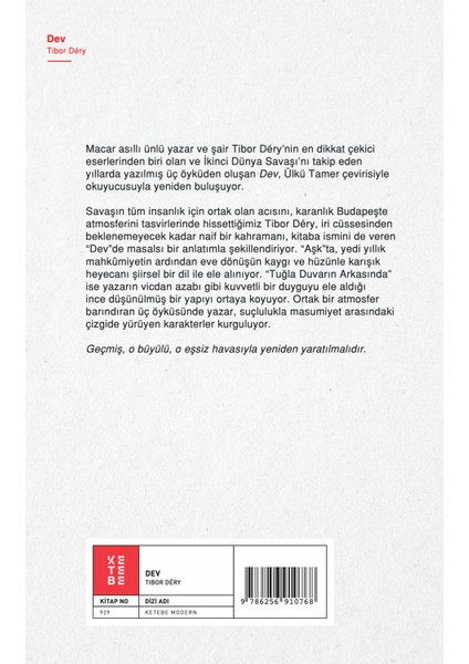 Dev - Tibor Déry fiyatları