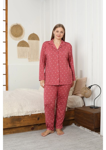 Desenli Kadın Pijama Takımı 3397