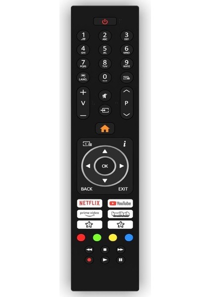 Toshiba CT-8563 Uyumlu 4K Smart LED Tv Kumanda - Mikrofonsuz