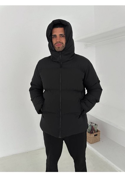 Şişme Mont Kapüşonlu ve Cepli Kaliteli modelleri