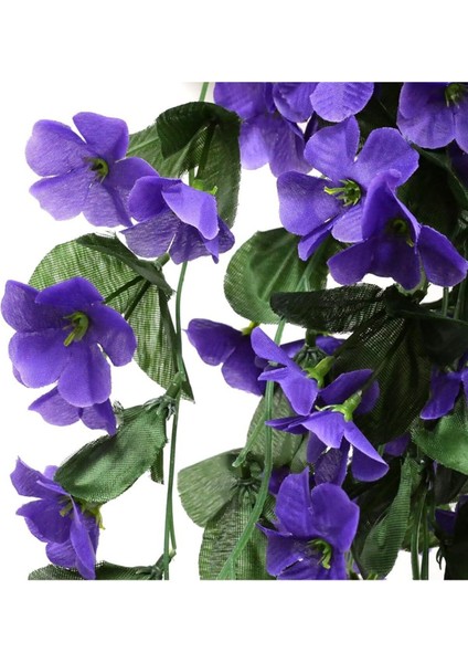 Yapay Çiçek Sarkan Menekşe Balkon,duvar Süsü 70 cm Mor indirimleri