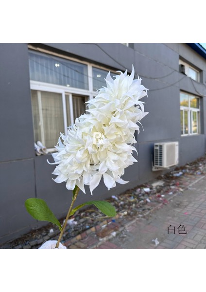 Yapay Sebboy Çiçegi Beyaz 100 cm