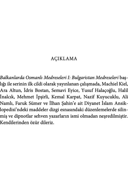 Yunanistan Medreseleri - Bilgin Aydın, Rıfat Günalan