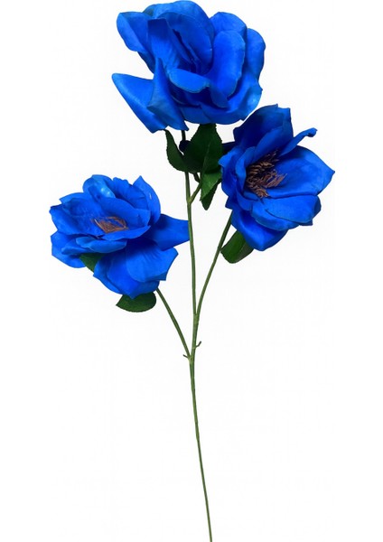 Yapay Çiçek Gül Demet 3 Lü 80 cm Mavi fiyatları