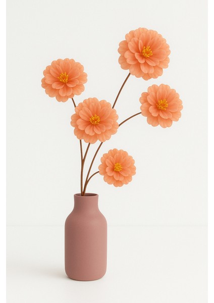 Yapay Çiçek Acık Şakayık 5 Li 80 cm Acık Kahve fiyatları