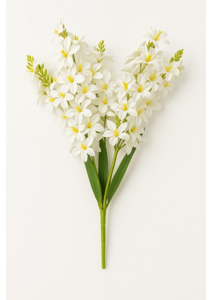 Yapay Çiçek Zambak Islak Dokulu 5 Dal Lüx Demet 50 cm