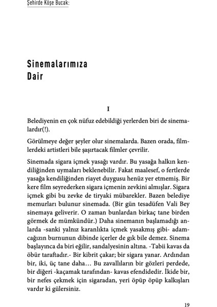 Şehirde Köşe Bucak - Cahit Zarifoğlu