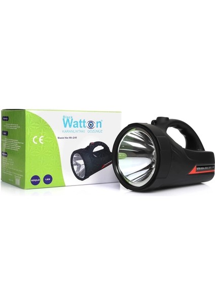 Şarjlı Güvenlik Avcı Feneri WT-240 modelleri