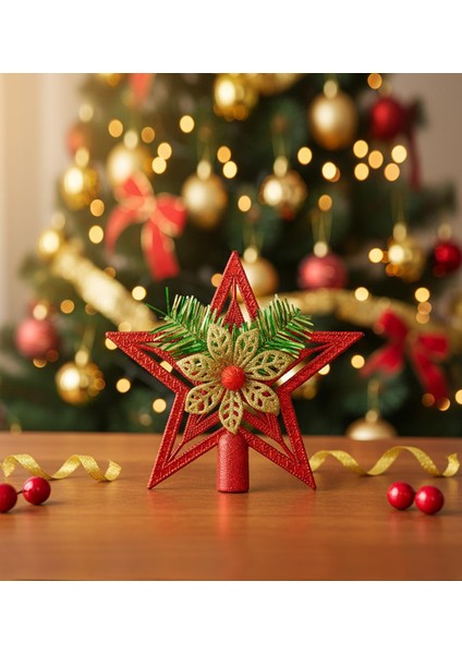 Yılbaşı Ağacı Tepe Süsü 15 cm