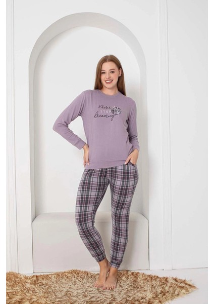 Desenli Kadın Pijama Takımı 2094