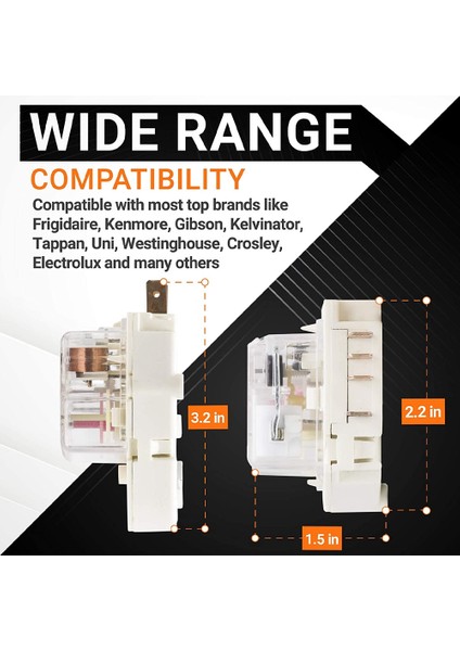 215846602 Buzdolabı Defrost Zamanlayıcısı Yedek Parçası Frigidaire ve Kenmore Buzdolapları Için Tam Uyumlu (Yurt Dışından) modelleri