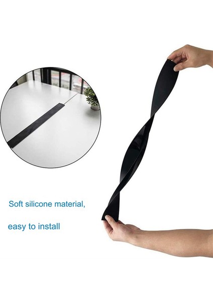 Silikon Ocak Alanı Kapakları, Isıya Dayanıklı Fırın Alanı Dolgusu, Ocak Üstü ve Tezgah Arasındaki Boşluğu Kapatır Gri (Yurt Dışından) fırsatları