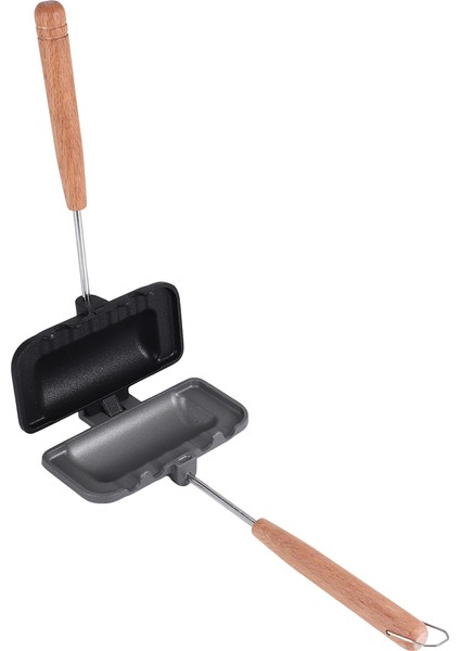 Sosisli Sandviç Tost Makinesi, Çift Taraflı Sandviç Pişirme Tepsisi, Peynir Makinesi Sandviç Makinesi Çevirme Tepsisi, Kamp Kızartma Tavası (Yurt Dışından) fiyatları