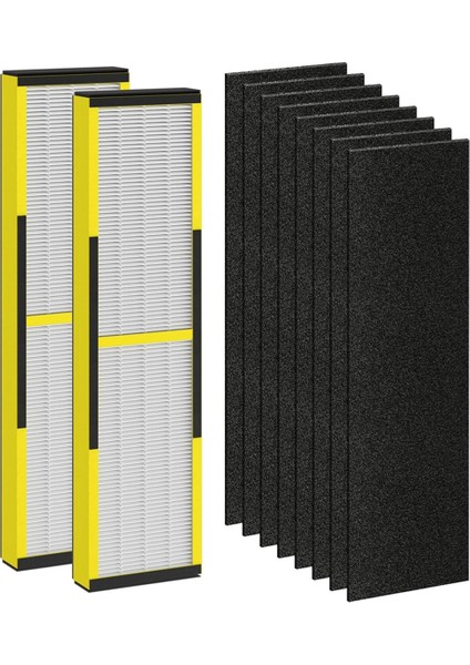 Germ Guardian Hava Temizleyici Için FLT4825 Yedek Filtre, AC4825 AC4850 Için, 2 Gerçek Hepa + 8 Karbon Filtre (Yurt Dışından)