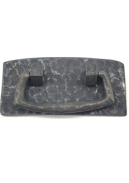 Antika Tarz Dekoratif Pirinç Otantik Dövme Kapı Kulbu - 45X90 Mm, Oksit