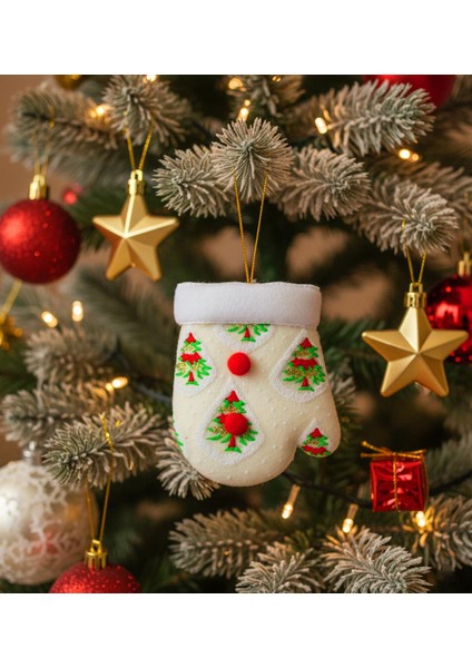 Yılbaşı Temalı Peluş Ağaç Süsü