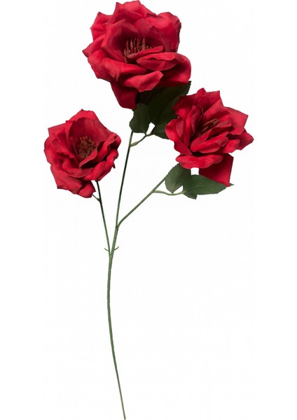 Yapay Çiçek Gül Demet 3 Lü 80 cm Kırmızı fiyatları