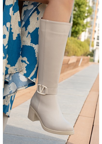 Delmar Kadın Tokalı Soğuk Geçirmez Çizme